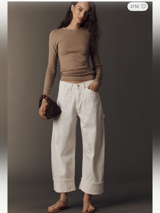 Pilcro Denim - NWT Anthropologie Pilcro Kayden High-Rise Cuffed Carpenter Jeans (size 30)